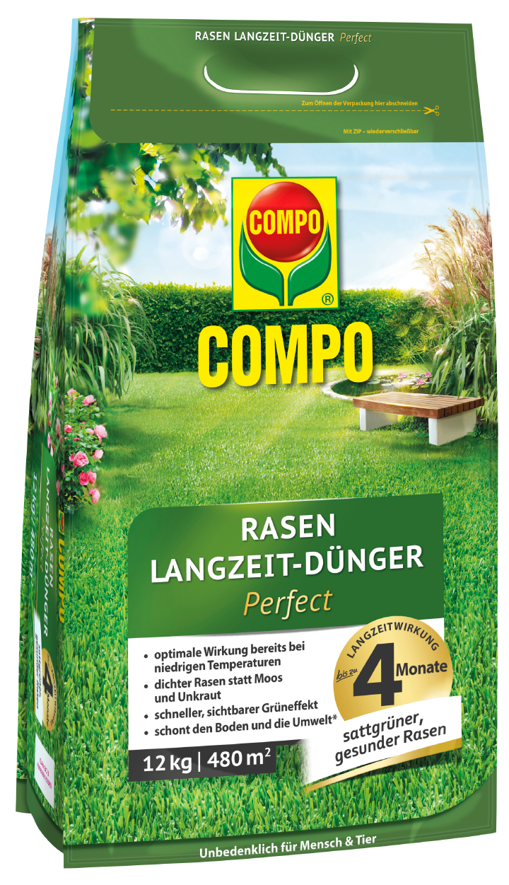 COMPO Rasen Langzeit-Dünger Perfect